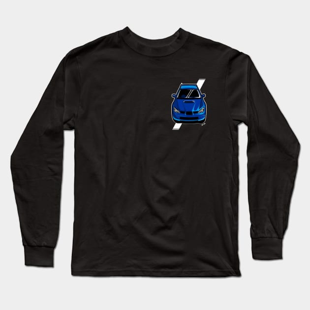 Blue Subie Long Sleeve T-Shirt by pujartwork